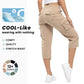 ⏳Limited-time Sale: ONLY ￡13.99!! ✨Womens Lightweight Capris Daily&Travel Quick Dry Cargo Pants with 6 Pockets ✈️👖Adventure-Ready Comfort And Style 🌿
