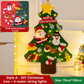 🎅Xmas Hot Sales - ONLY ￡8.99!🎄DIY Felt Christmas Tree for Kids – 32 Reusable Ornaments + Fairy Lights