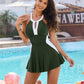 ⏰Last Day Hot Sale 49% OFF!!👙Visual-Slimming Color-Block One-Piece Swimsuit💥