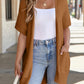 ⏰Early Autumn Sales 49% OFF🔥Women's Short Sleeve Pleated Lightweight Open Front Cardigan