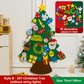 🎅Xmas Hot Sales - ONLY ￡8.99!🎄DIY Felt Christmas Tree for Kids – 32 Reusable Ornaments + Fairy Lights