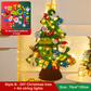 🎅Xmas Hot Sales - ONLY ￡8.99!🎄DIY Felt Christmas Tree for Kids – 32 Reusable Ornaments + Fairy Lights