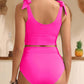 💥Last Day Special Sale 49% OFF🩱Bow Knot High-Waist Tummy Control Tankini
