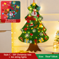 🎅Xmas Hot Sales - ONLY ￡8.99!🎄DIY Felt Christmas Tree for Kids – 32 Reusable Ornaments + Fairy Lights