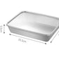 📢Buy 2 Get 1 Free-📢Stainless Steel Square Plate（with lid）