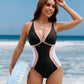 💥LAST DAY SALE 60% OFF🏖️🩱Color Block Tummy Control One-Piece Swimsuit