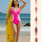 💥LAST DAY SALE 60% OFF🏖️🩱Color Block Tummy Control One-Piece Swimsuit