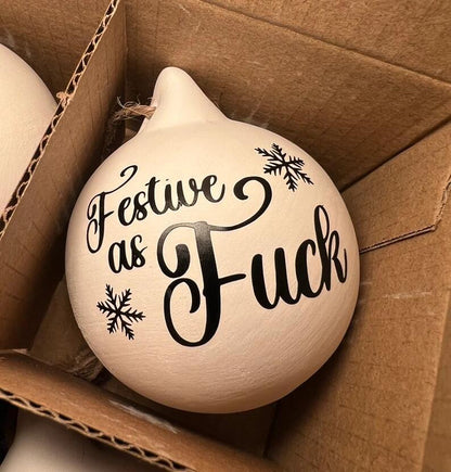 🎄 Early Christmas Sale 49% Off🎁Christmas Funny Offensive Bauble-Rude Baubles