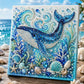 🌊LAST DAY SALE: Only £7.99🌊✨Ocean Theme Pearl Art DIY Kit – Relaxing DIY Craft to Create Stunning Coastal Artwork
