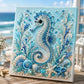 🌊LAST DAY SALE: Only £7.99🌊✨Ocean Theme Pearl Art DIY Kit – Relaxing DIY Craft to Create Stunning Coastal Artwork