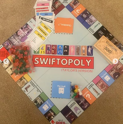 ⚡LIMITED SALE 49% OFF-💏Swiftopoly Board Game💋Date Night Ideas