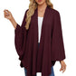 Women's Elegant Shawl Wraps Soft Open Front Poncho Sweater(Buy 2 Free Shipping)