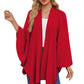 Women's Elegant Shawl Wraps Soft Open Front Poncho Sweater(Buy 2 Free Shipping)