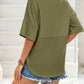 💥Last Day Special Sale 49% OFF👚Women's 3/4 Sleeve Casual Button Down Waffle Knit Tops