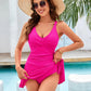 🏖️Last Day Special Sale 49% OFF🩱Deep V Knot Detail Skirted Swimsuit