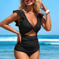 🎁LIMITED TIME PROMOTION - 67% OFF👗Sexy ruffled one-piece swimsuit