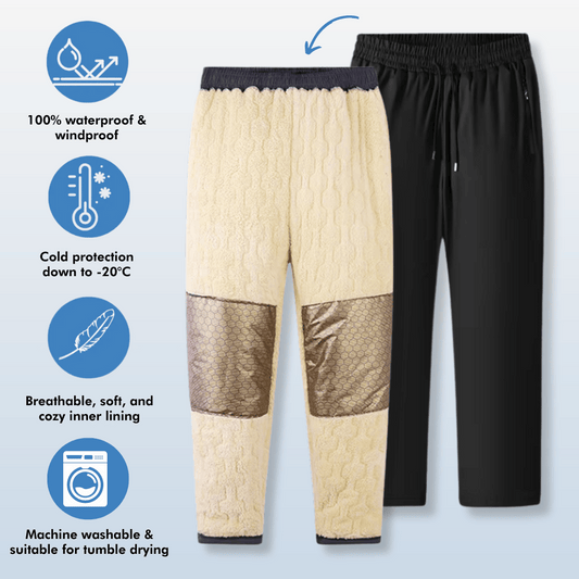 ❄️Winter Hot Sale 50% OFF🏆Unisex Thickened Warm Waterproof & Windproof Thermal Pants