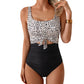 🔥🌟Last Day Promotion 60%🩱Women's Ruched Tie-Knot Tummy Control One-Piece Swimsuit