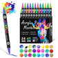 🎁Christmas Gift Idea 49%🎄Double-ended two-tone colored acrylic Paint marker