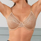 ⏳Brand Weekly Promotion 70% OFF!🖤Women's Mermaid Scales Lace Minimiser Bra Full Cup Wide Side Bands Adjustable Straps