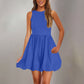 💕Last Day Promotion 49% OFF👗2025 Round Neck Bubble Dress with Pockets