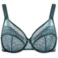 ⏳Brand Weekly Promotion 70% OFF!🖤Women's Mermaid Scales Lace Minimiser Bra Full Cup Wide Side Bands Adjustable Straps