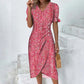 🌷2026 Summer Hot Sale 50% OFF🍃Women's floral v-neck printed dress