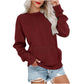💖2026 Autumn’s Sale 70% OFF✨🍂Women's Crewneck Hoodless Sweatshirt With Kangaroo Pocket Longsleeve Oversized Pullover
