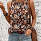 Sampeel Womens Tank Tops Eyelet Loose Casual Summer Tops Crew Neck Basic Sleeveless Shirts Trendy 2026