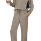 💖2026 Autumn’s Sale 70% OFF🍂✨Effortless Comfort | Women's V-Neck Knit Top & Pants 2-Piece Lounge Set