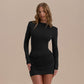 💃Last Day Sales -50% OFF🎉Women's Sexy Ruched Long Sleeve Bodycon Dress