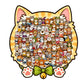 🎁70% OFF!!!-Ready for Christmas!🎅🧩135-Piece Cute Cat Puzzle Challenge Irregular Shaped Wooden Jigsaw Puzzle👍🎁Stress Relief Enthusiast Gift, Christmas Gift✨