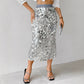 💖LAST DAY SALE 50% OFF👍✨Women's Glitter Sequins Midi Skirt