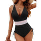 💃Pre-Summer Sale 49% OFF💃Tummy Control One Piece Drawstring Swimsuits