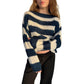 💃HOT SALE 49% OFF🍂Women's Casual Loose Striped Oversized Sweater