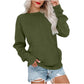 💖2026 Autumn’s Sale 70% OFF✨🍂Women's Crewneck Hoodless Sweatshirt With Kangaroo Pocket Longsleeve Oversized Pullover
