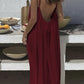 💕💖LAST DAY SALE 50% OFF!💃Women's Solid Color Backless Cami Dress