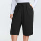 💖LAST DAY SALE 50% OFF💷Women's Plus Size Wide-Leg Capri Lounge Baggy Short Pants -👍✨Knit Comfy Bottoms with Pocket, Mixed Color Drawstring,