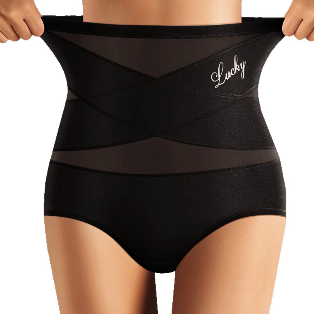 🌸Last Day-Buy 1 Get 3 Packs✨Plus-Size High-Waist Cross Tummy Control Panties👖
