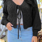 🍂Last Day Promotion 70% OFF💗Women's Solid Basic Loose-Fit Drop Shoulder Long Sleeve Cardigan