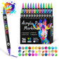 🎁Christmas Gift Idea 49%🎄Double-ended two-tone colored acrylic Paint marker