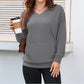 💖2026 Autumn’s Sale 70% OFF✨🍂Women's Hoodless V-neck Sweatshirt With Kangaroo Pocket Longsleeve Oversized Casual Style Shirt