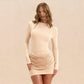 💃Last Day Sales -50% OFF🎉Women's Sexy Ruched Long Sleeve Bodycon Dress
