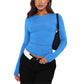🏆Limited Sale 49% OFF🔥Women’s Basic Slim Open Navel T-shirt