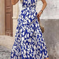 🎉Last Day Promotion 50% OFF💃Women's Summer Bohemian Sleeveless V Neck Floral Print Maxi Dress