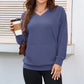💖2026 Autumn’s Sale 70% OFF✨🍂Women's Hoodless V-neck Sweatshirt With Kangaroo Pocket Longsleeve Oversized Casual Style Shirt