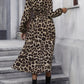 💃LAST DAY SALE 49% OFF🔥Women's Printed Long Sleeved V-neck Dress