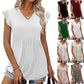 📢2026 HOT SALE 50% OFF👚Women's Summer Babydoll Shirts Ruffle Sleeve Tops💃