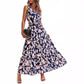 🎉Last Day Promotion 50% OFF💃Women's Summer Bohemian Sleeveless V Neck Floral Print Maxi Dress