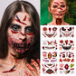 🎃Hot Sale 49% Off🎁Halloween Prank Makeup Temporary Tattoo😈Realistic & Easy To Remove